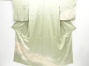 手描き友禅　枝花模様訪問着